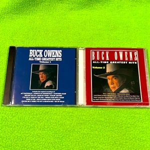 Buck Owens All-Time Greatest Hits CD’s Volumes 1 and 2
